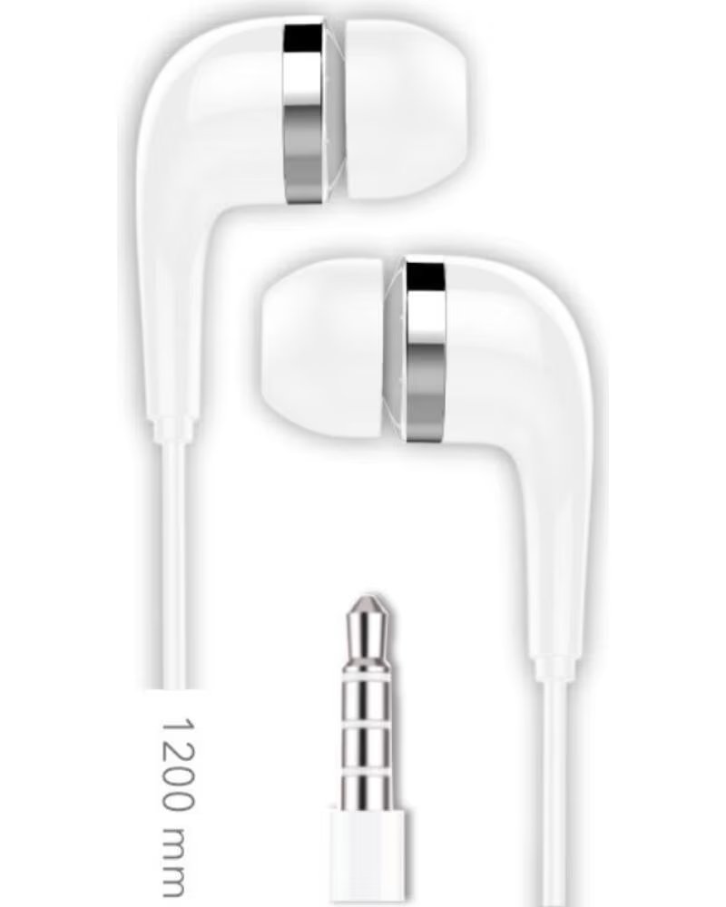 TECH ONE TECH Auriculares Intrauditivos Tech One TEC2905- con Microfono- Jack 3 5- Blancos