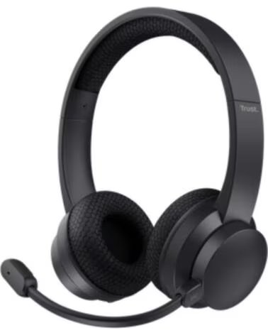 TRUST Auriculares Inalambricos Ayda ENC- con Microfono- Negros