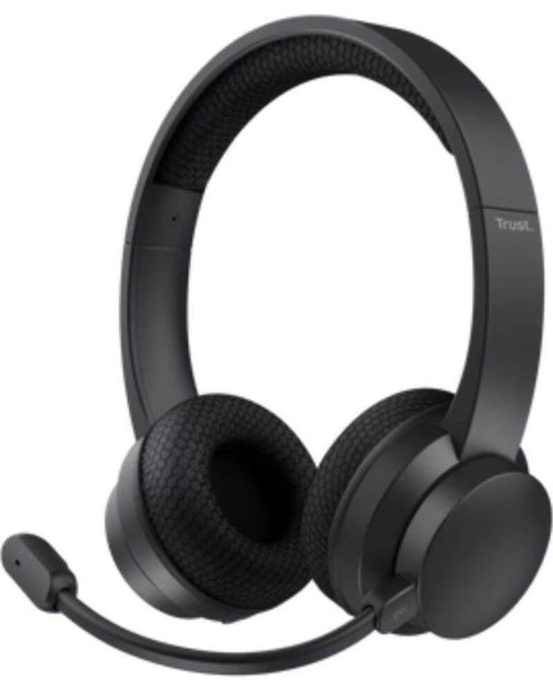 TRUST Auriculares Inalambricos Ayda ENC- con Microfono- Negros