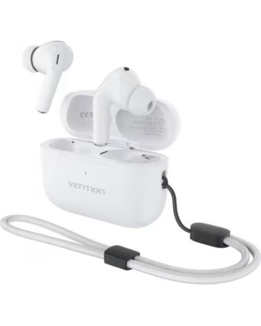 VENTION Auriculares Bluetooth Echo Lite E11 Pro con estuche de carga- Blancos