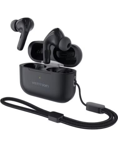 VENTION Auriculares Bluetooth Echo Lite E11 Pro con estuche de carga- Negros