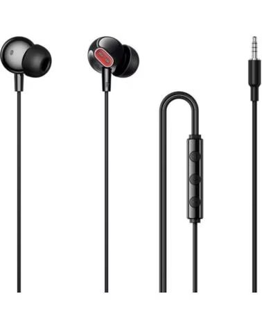 VENTION Auriculares Intrauditivos Echo Lite In-Ear- con Microfono- Jack 3 5- Negros