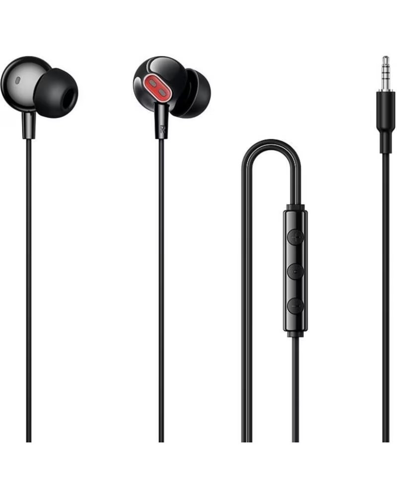 VENTION Auriculares Intrauditivos Echo Lite In-Ear- con Microfono- Jack 3 5- Negros