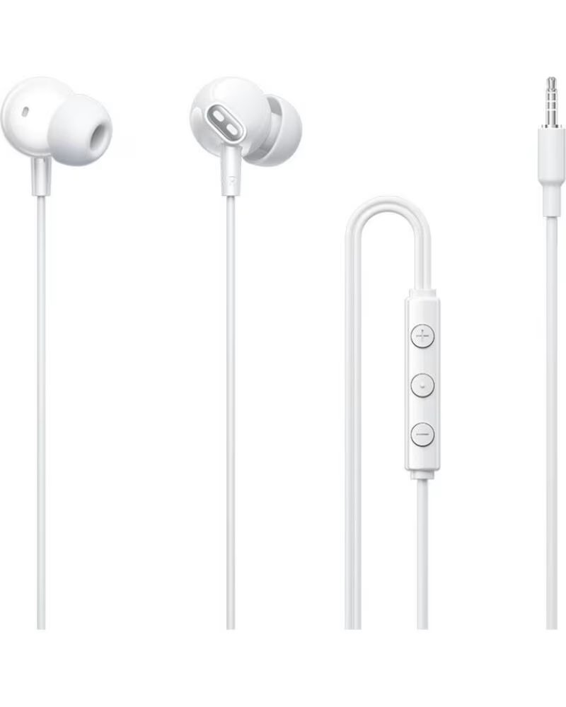 VENTION Auriculares Intrauditivos Echo Lite In-Ear- con Microfono- Jack 3 5- Blancos