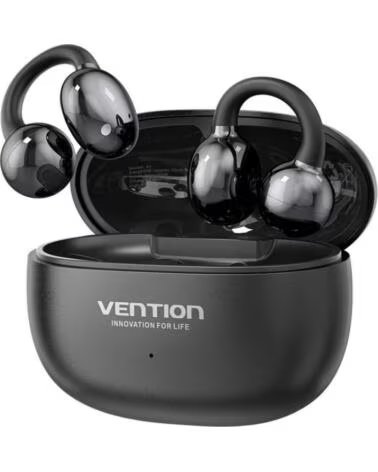 VENTION Auriculares Bluetooth Echo Clip A11 Pro con estuche de carga- Autonomia 6h- Negro