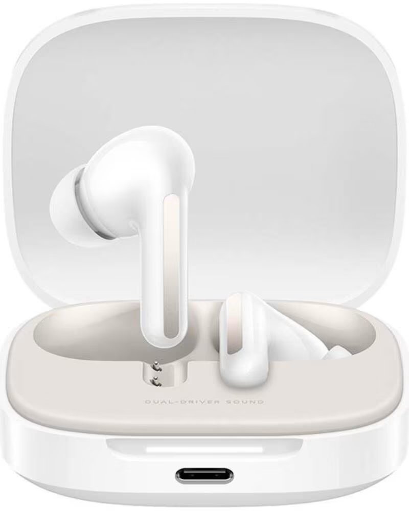 xiaomi Auriculares Bluetooth Redmi Buds 6 con estuche de carga- Autonomia 10h- Blancos