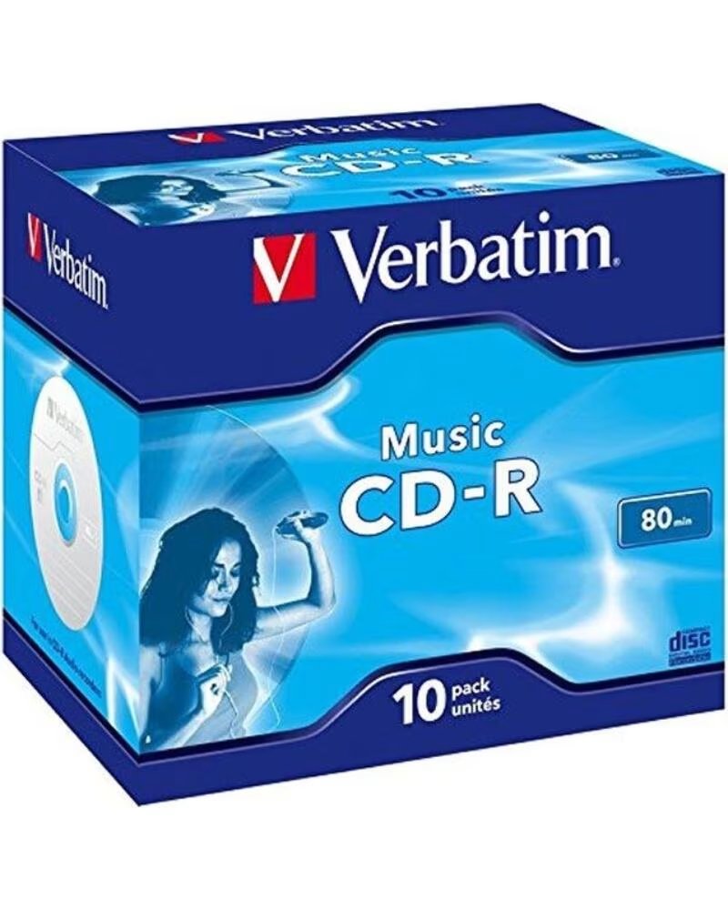 VERBATIM CD-R Music 16X- Caja-10uds