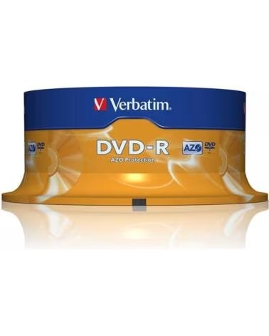 VERBATIM dvd - r 4 7gb 16x tarrina 25uds