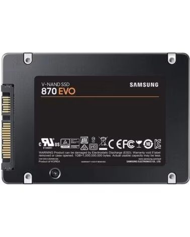 SAMSUNG Disco duro interno solido ssd mz - 77e2t0b - eu - 870 evo - 2tb - 2 5