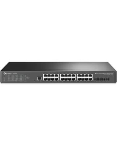 TP-LINK Switch 24 puertos tp - link 10 - 100 - 1000 4 sfp 10g 1 puerto para consola