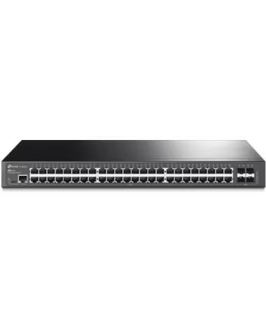 TP-LINK Switch 48 puertos tp - link 10 - 100 - 1000 rack 19 pulgadas 1u 4sfp gestion l2