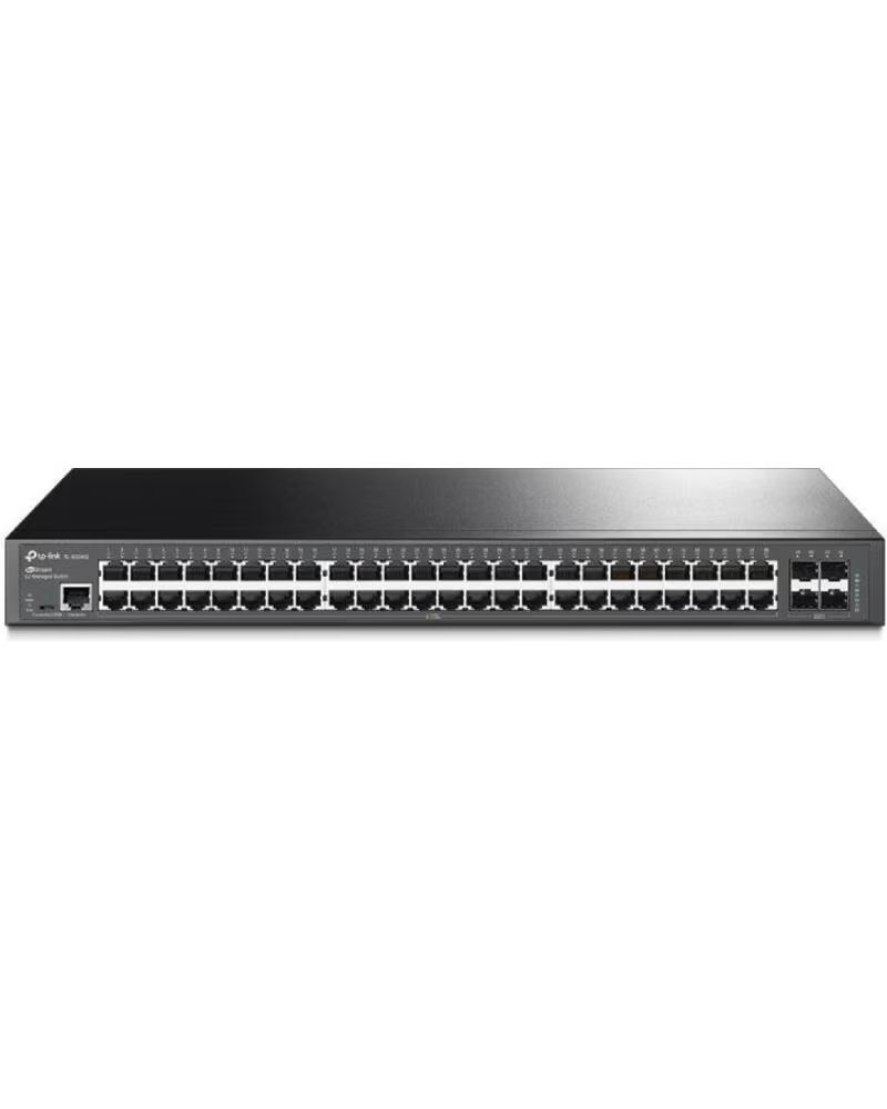 TP-LINK Switch 48 puertos tp - link 10 - 100 - 1000 rack 19 pulgadas 1u 4sfp gestion l2