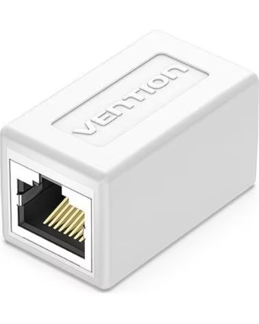 VENTION Adaptador Conector RJ45 IPVW0 Cat 6 FTP- RJ45 Hembra - RJ45 Hembra- Blanco