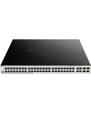 DLINK Switch Gestionable D-Link DGS-1210-52MP 52 Puertos- RJ-45 10-100-1000 PoE- SFP