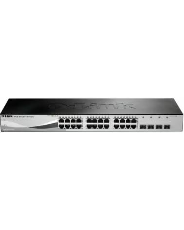 DLINK Switch Gestionable D-Link DGS-1210-28 28 Puertos- RJ-45 Gigabit 10-100-1000- SFP
