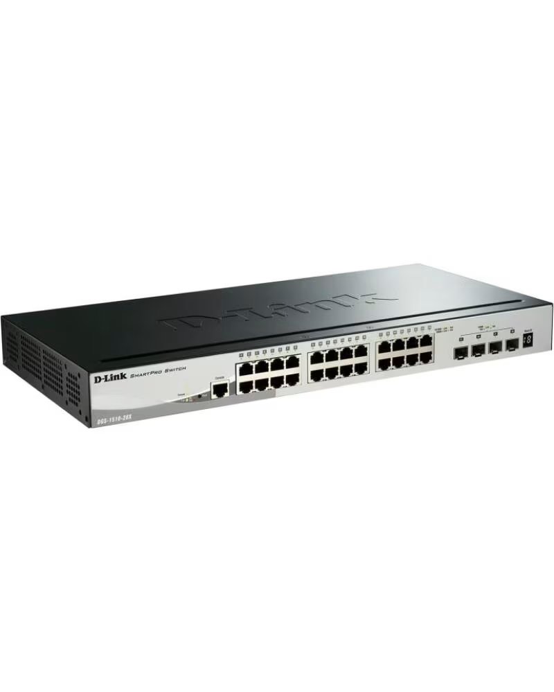 DLINK Switch D-Link SmartPro DGS-1510-28X 28 Puertos- RJ-45 10-100-1000- SFP