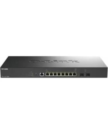 DLINK Switch Gestionable D-Link DXS-1210-10MP-E 8 Puertos- RJ-45 100-1000-2 5G-5G-10G- PoE- SFP
