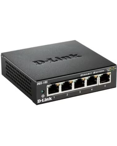 DLINK Switch D-Link DGS-105 5 Puertos- RJ-45 10-100-1000