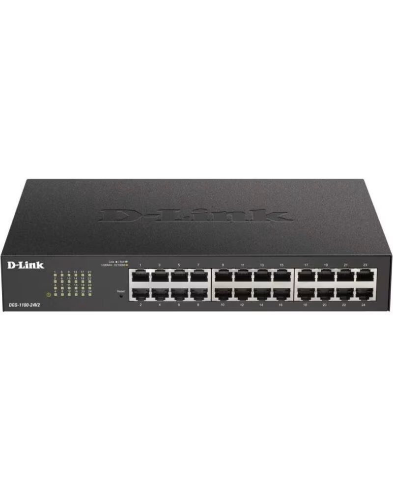 DLINK Switch Gestionable D-Link DGS-1100-24V2 24 Puertos- RJ-45 Gigabit 10-100-1000