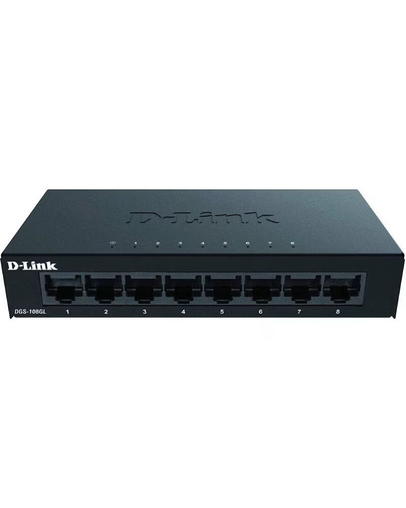 DLINK Switch D-Link DGS-108GL 8 Puertos- RJ-45 10-100-1000