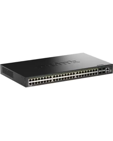 DLINK Switch Gestionable D-Link DGS-1530-52P-E 48 Puertos- RJ-45 10-100-1000- SFP- PoE