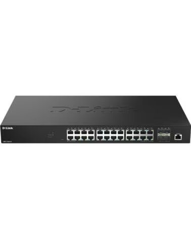 DLINK Switch D-Link DMS-1250-28-E 28 Puertos- RJ-45 Gigabit 10-100-1000- SFP