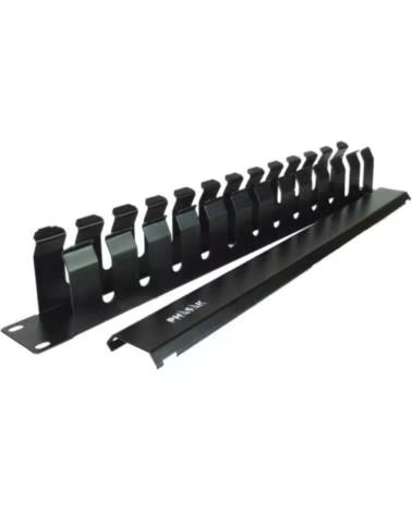 PHASAK Panel Guia Cables con Tapa para Rack 19 PA 5095- Altura 1U
