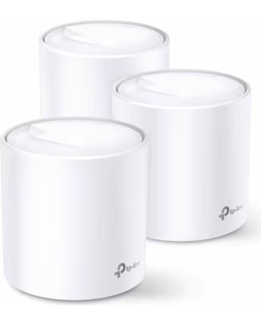 TP-LINK Sistema Mesh Deco X20 1800Mbps- 2 4GHz 5GHz- Pack de 3