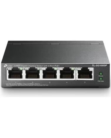 TP-LINK Switch TL-SG1005P V2 5 Puertos- RJ-45 10-100-1000 PoE