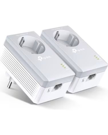 TP-LINK Adaptador Powerline TL-PA4010P KIT 600Mbps- Alcance 300m- Pack de 2