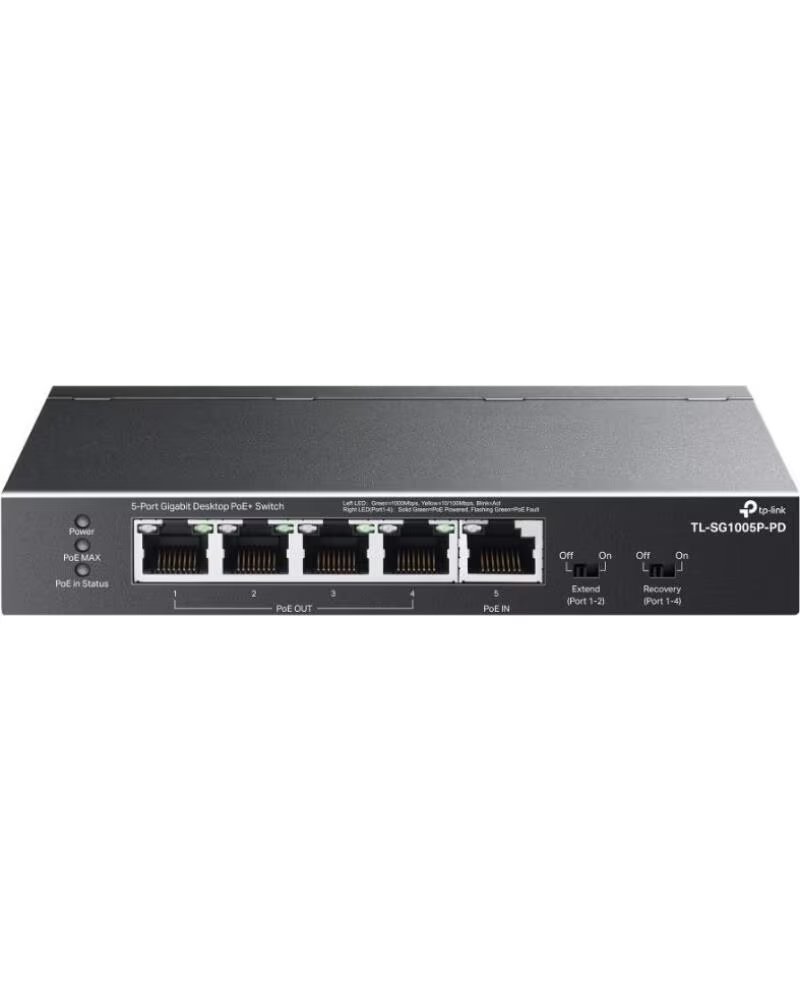 TP-LINK Switch tp - link tl - sg1005p - pd 5 puertos