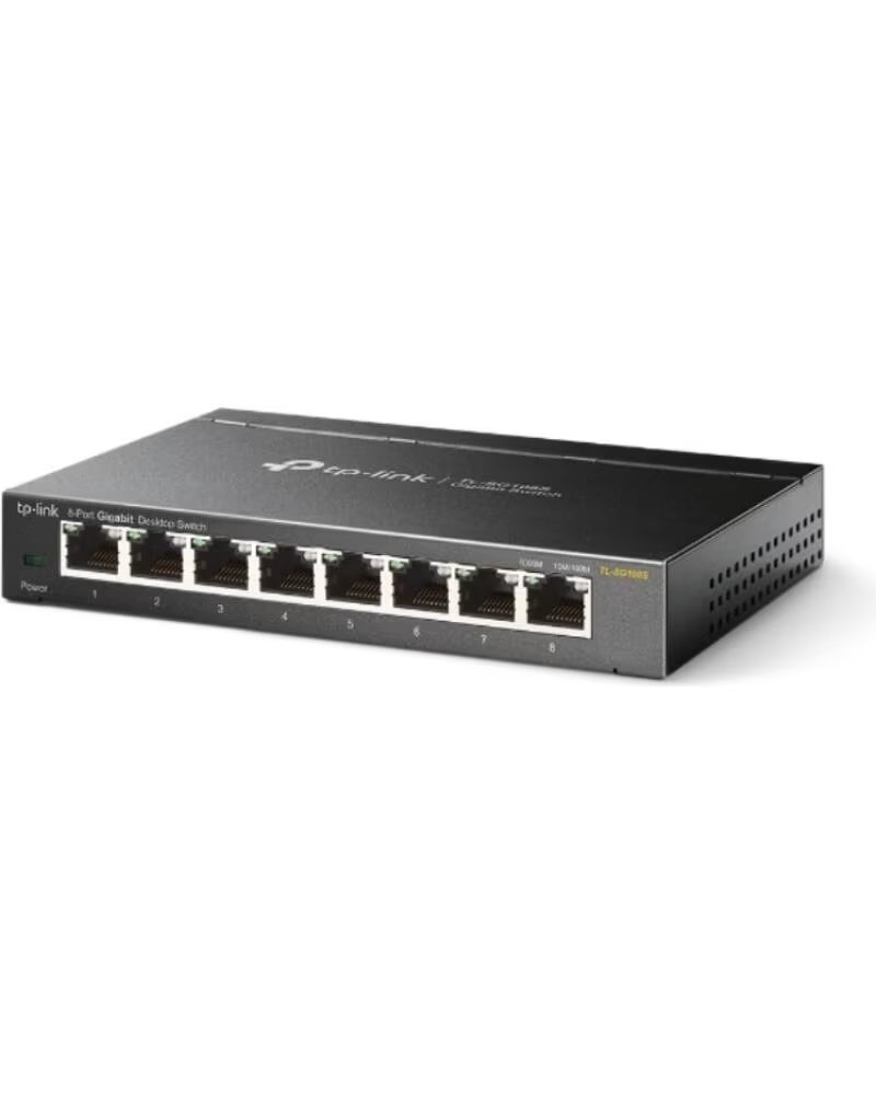 TP-LINK SWITCH TL-SG108S 8 PUERTOS RJ-45 GIGABIT