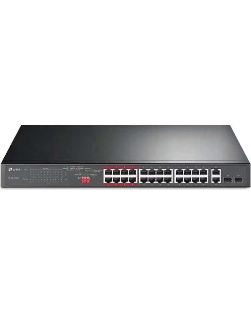 TP-LINK Switch 26 puertos tp - link tl - sl1226p 24 puertos 10 - 100 2 puertos poe