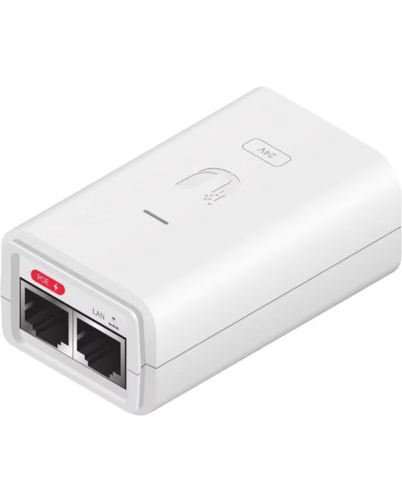 UBIQUITI Alimentador PoE POE-24-7W-G-WH Gigabyte
