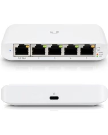 UBIQUITI Switch Gestionable USW-Flex Mini 5 Puertos- RJ45 10-100-1000 POE