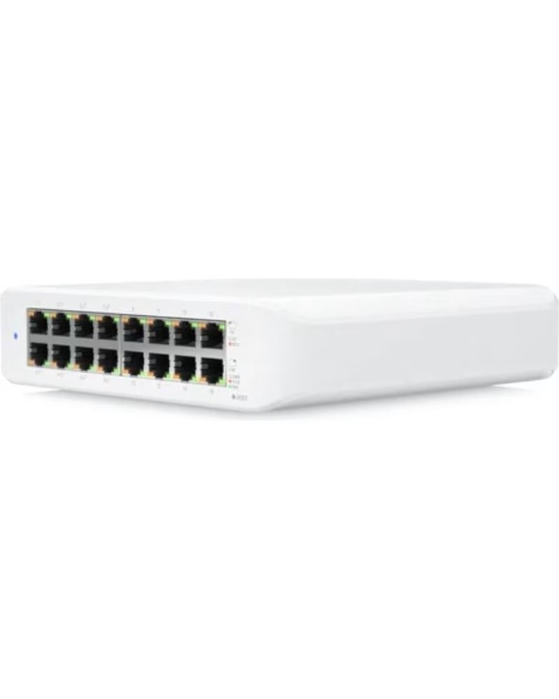UBIQUITI Switch UniFi Lite USW-LITE-16-POE 16 Puertos- RJ45 10-100-1000 PoE