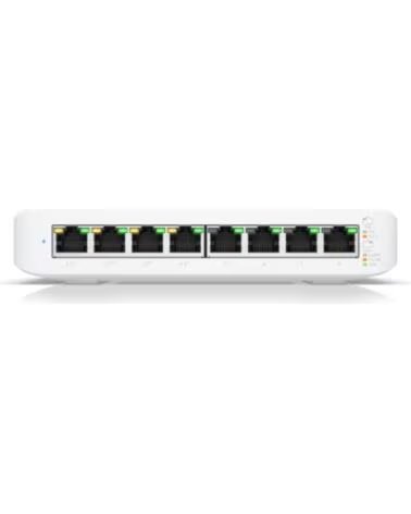 UBIQUITI Switch USW-LITE-8-POE- 8 Puertos- RJ45 10-100-1000 PoE