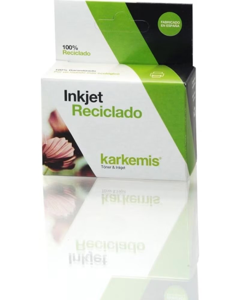 KARKEMIS Cartucho de Tinta Reciclado HP nº62 XL Alta Capacidad- Negro