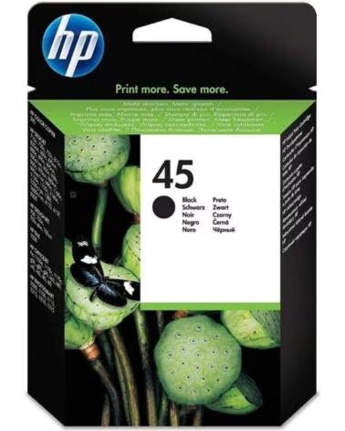 HP Cartucho de Tinta Original nº45- Negro