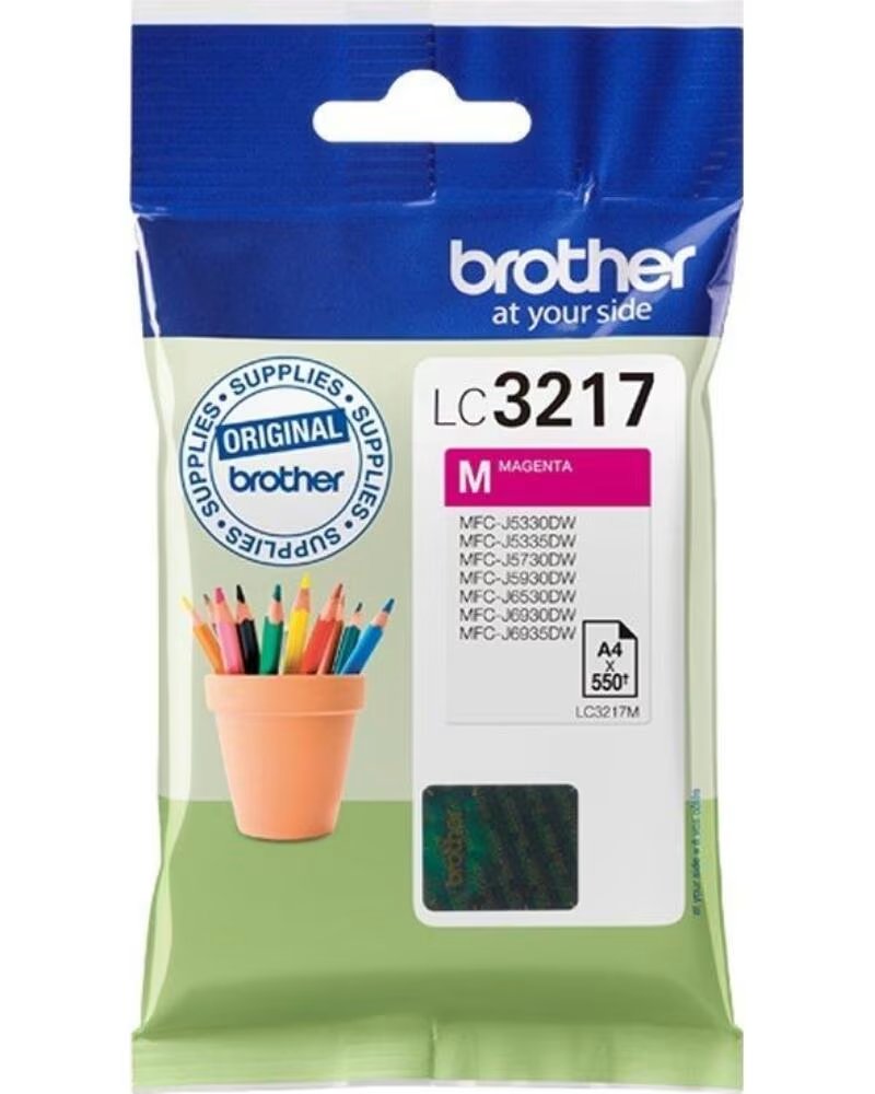 BROTHER Cartucho de Tinta Original LC-3217M- Magenta