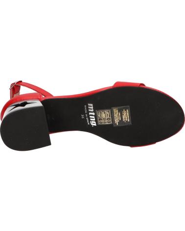 Sandalias de Mujer MTNG 50719 GOLDEN C17853 ROJO
