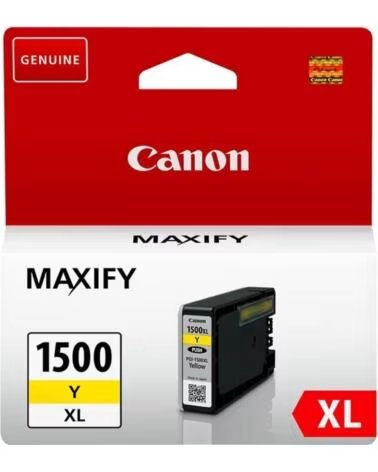 CANON Cartucho de Tinta Original PGI-1500XL Alta Capacidad- Amarillo