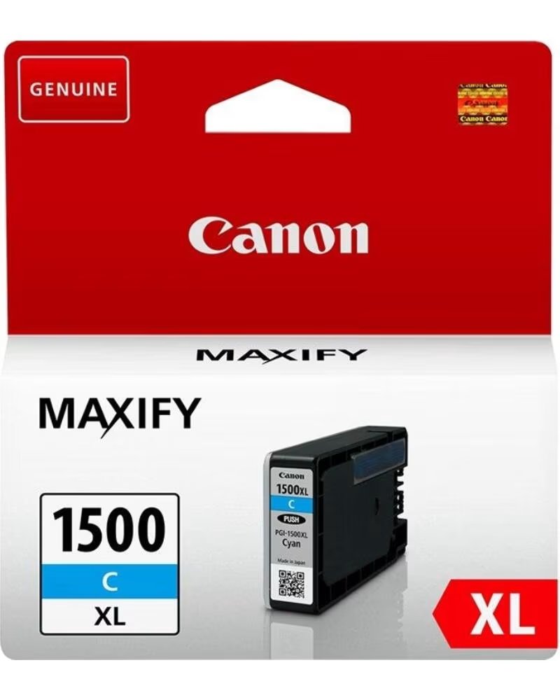 CANON Cartucho de Tinta Original PGI-1500XL Alta Capacidad- Cian