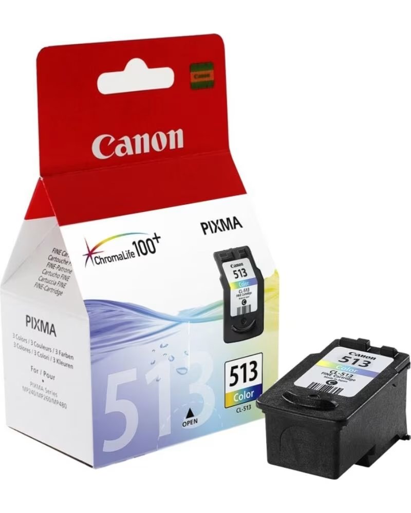 CANON Cartucho de Tinta Original CL-513 Alta Capacidad- Tricolor