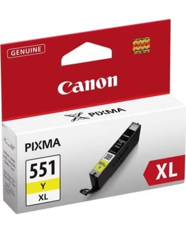 CANON Cartucho de Tinta Original CLI-551Y XL Alta Capacidad- Amarillo
