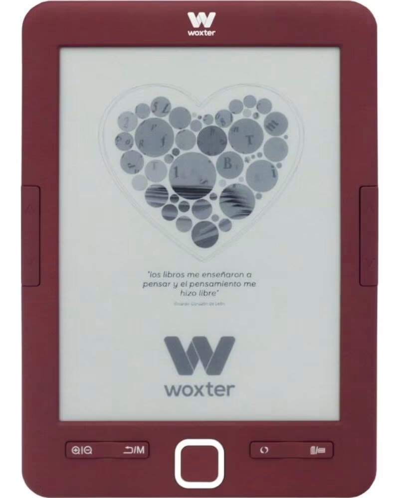WOXTER Libro Electronico Ebook Scriba 195- 6- Tinta Electronica- Rojo