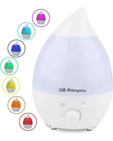 ORBEGOZO Humidificador HU 2013- Capacidad 1 3L