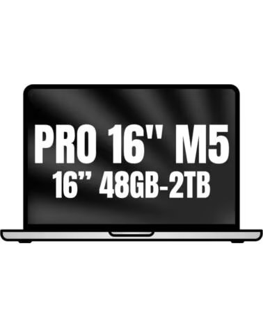 APPLE Macbook Pro 16- M5 Max 18-Core CPU- 48GB- 2TB SSD- 40-Core GPU- Plata
