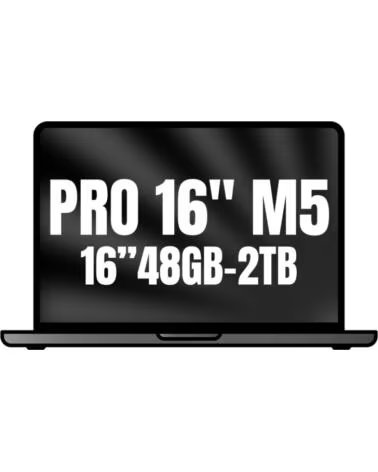 APPLE Macbook Pro 16- M5 Max 18-Core CPU- 48GB- 2TB SSD- 40-Core GPU- Negro Espacial
