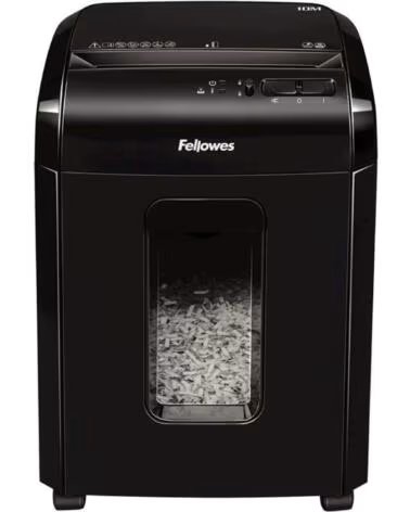 FELLOWES Destructora 10M- Corte en Particulas de 2 x 12mm- Negra